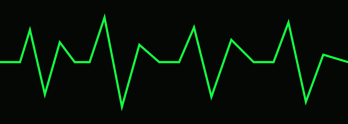 Animated waveform artwork placeholder